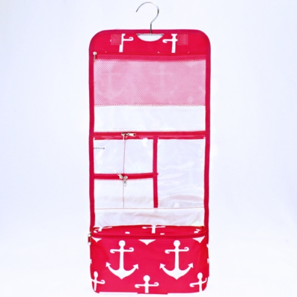 Anchor Hanging Cosmetic Makeup Bag Toiletry Travel - Picture 1 of 2